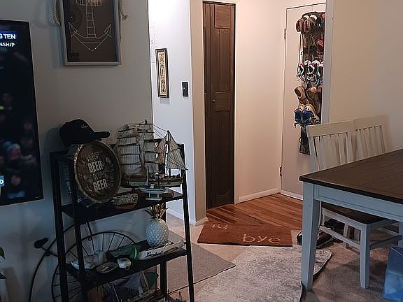 Entryway from living area