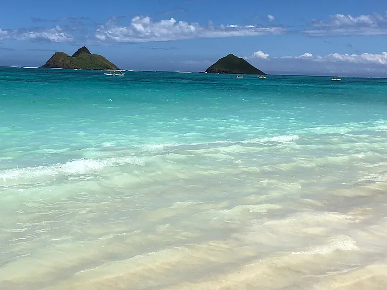 Lanikai Beach a short drive away
