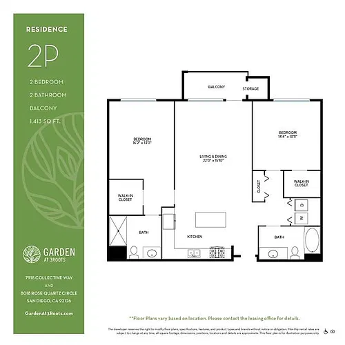 Floor plan 2P