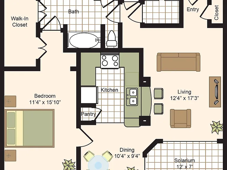 C1 | 1X1 | 984 sq ft C1 | 1X1 | 984 sq ft
