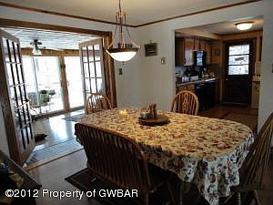 Dining Room into Kitchen & Sunroom