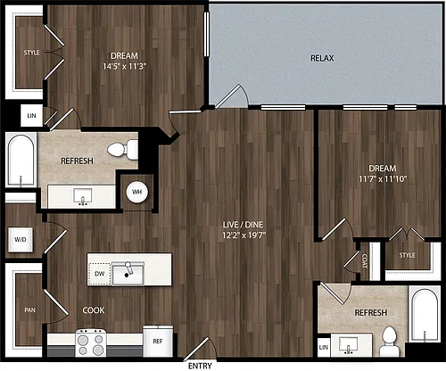 Floor plan B2