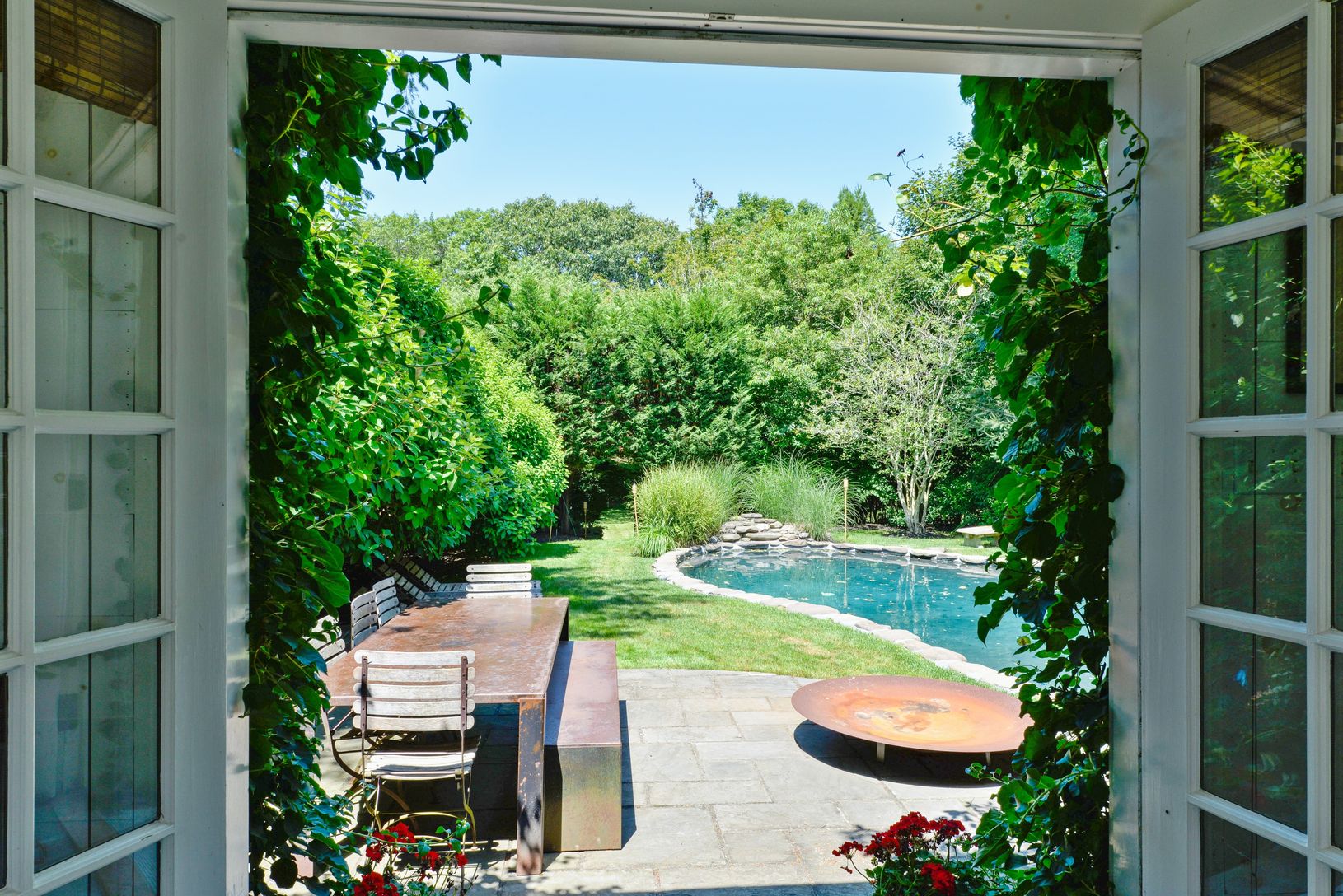  View from Pool House 