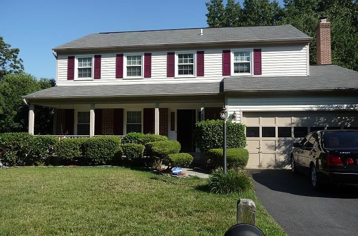 front of the house