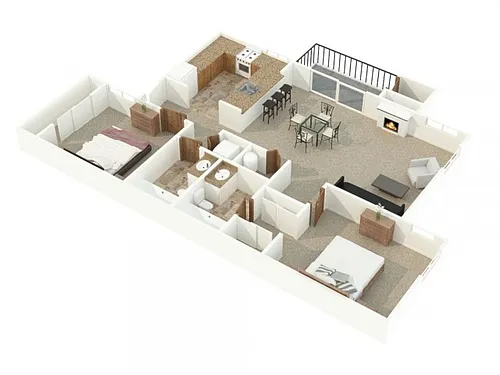 Floor plan 2X2