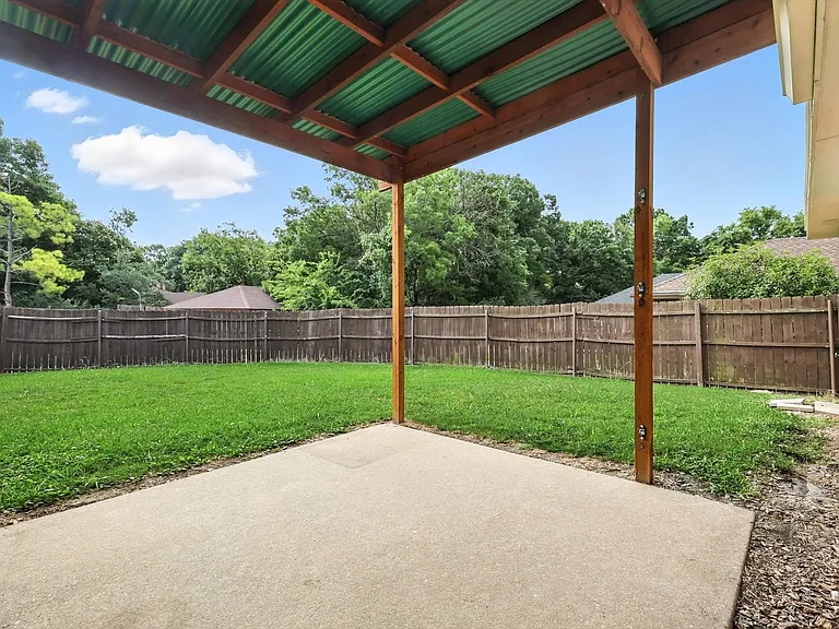 Covered patio