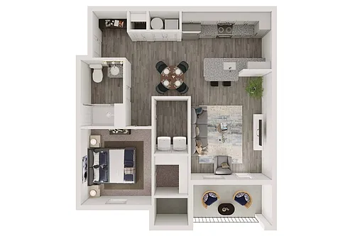 Floor plan 1 Bedroom