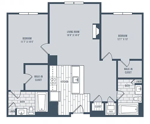 Floor plan B2A