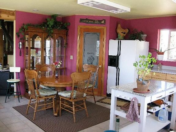 Eat-in Country Kitchen w/ walk out to the deck
