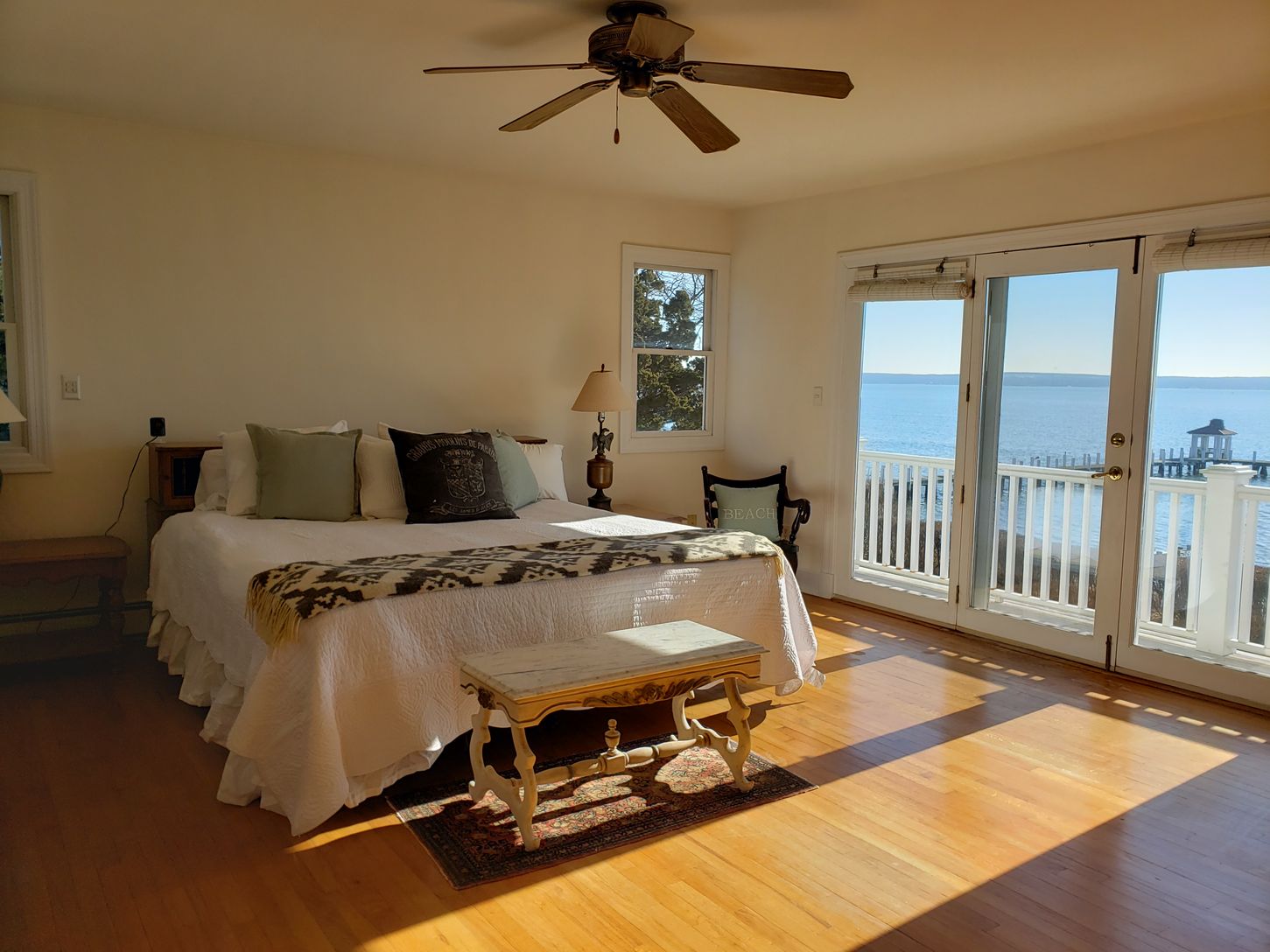  primary suite has waterviews from 2 sides