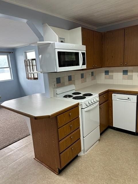 Kitchen Stove, Microwave, and Dish Washer