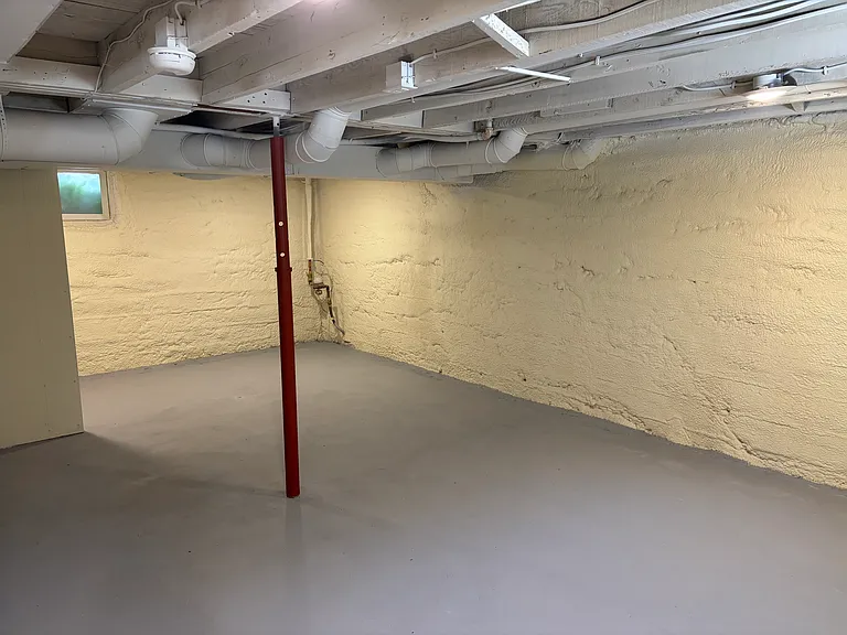 unfinished basement