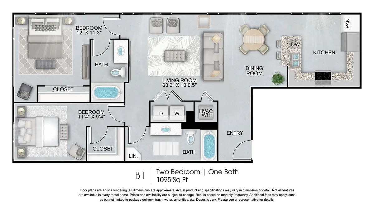 Floor plan B1