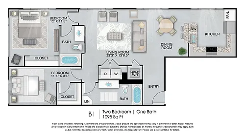 Floor plan B1