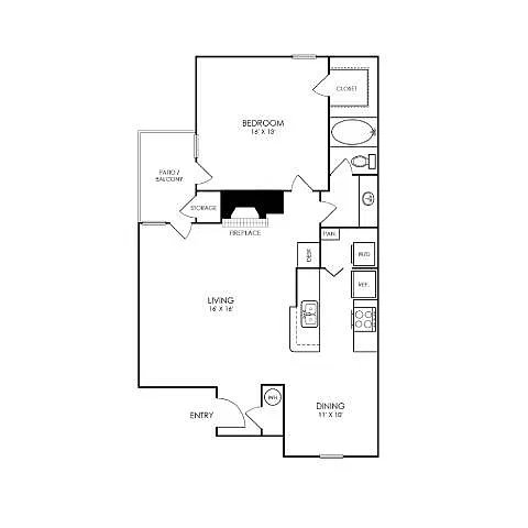 Floor plan A10