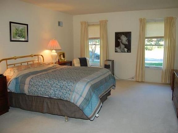 The master bedroom features walk in closet and master bath 