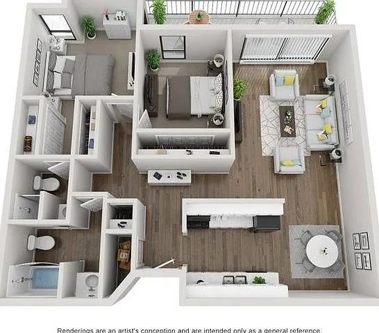 Two Bedroom Two Bath Floorplan Two Bedroom Two Bath Floorplan