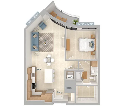 Floor plan A7-886