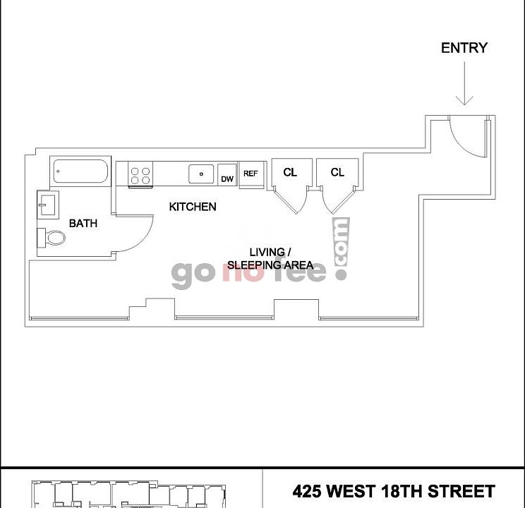 2nd image of 425 W 18th St APT 18H