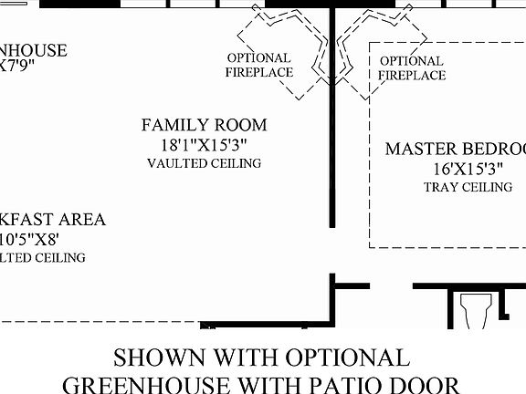 Optional Greenhouse w/ Patio Door