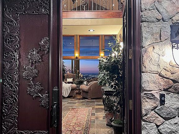 Hand-carved Front Door