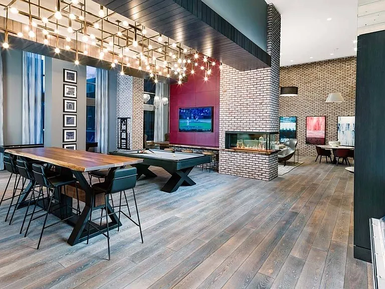 Relax in the game room while watching the HDTV