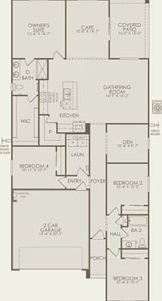 Lavender Floor Plan