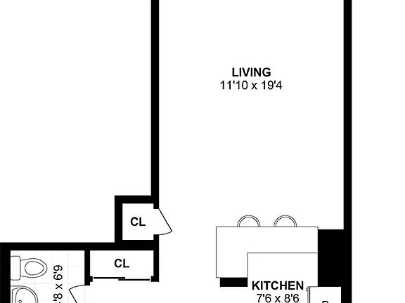 2nd image of 10 W 15th St APT 322