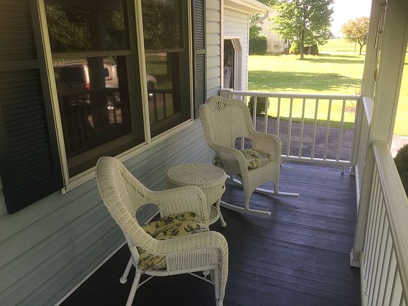 tranquil front porch