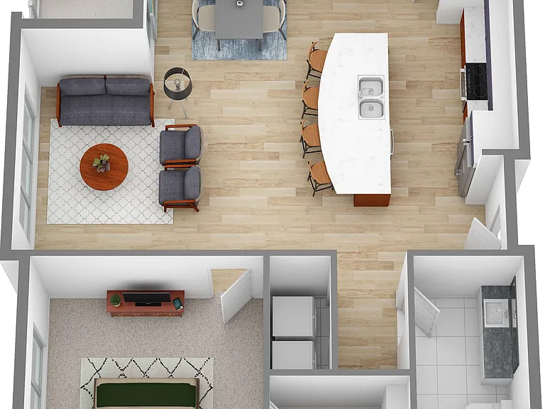 1 Bedroom | 1 Bath | 787 SF 1 Bedroom | 1 Bath | 787 SF