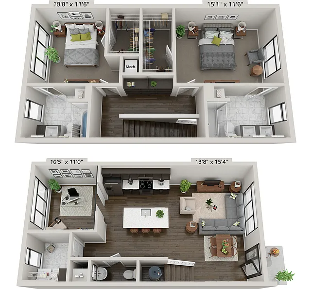 Floor plan TH1