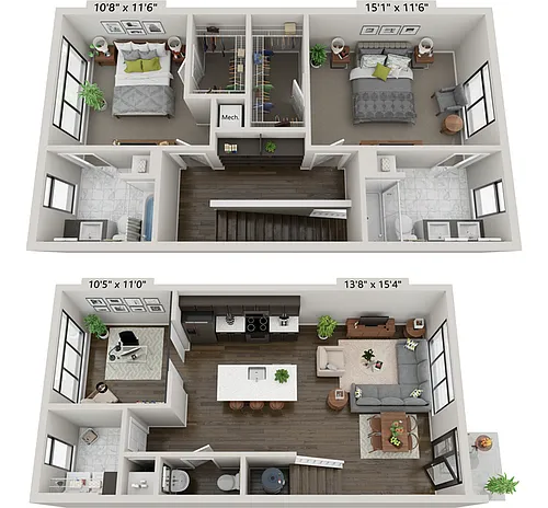 Floor plan TH1