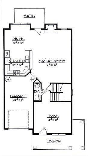 First Story Floor Plan