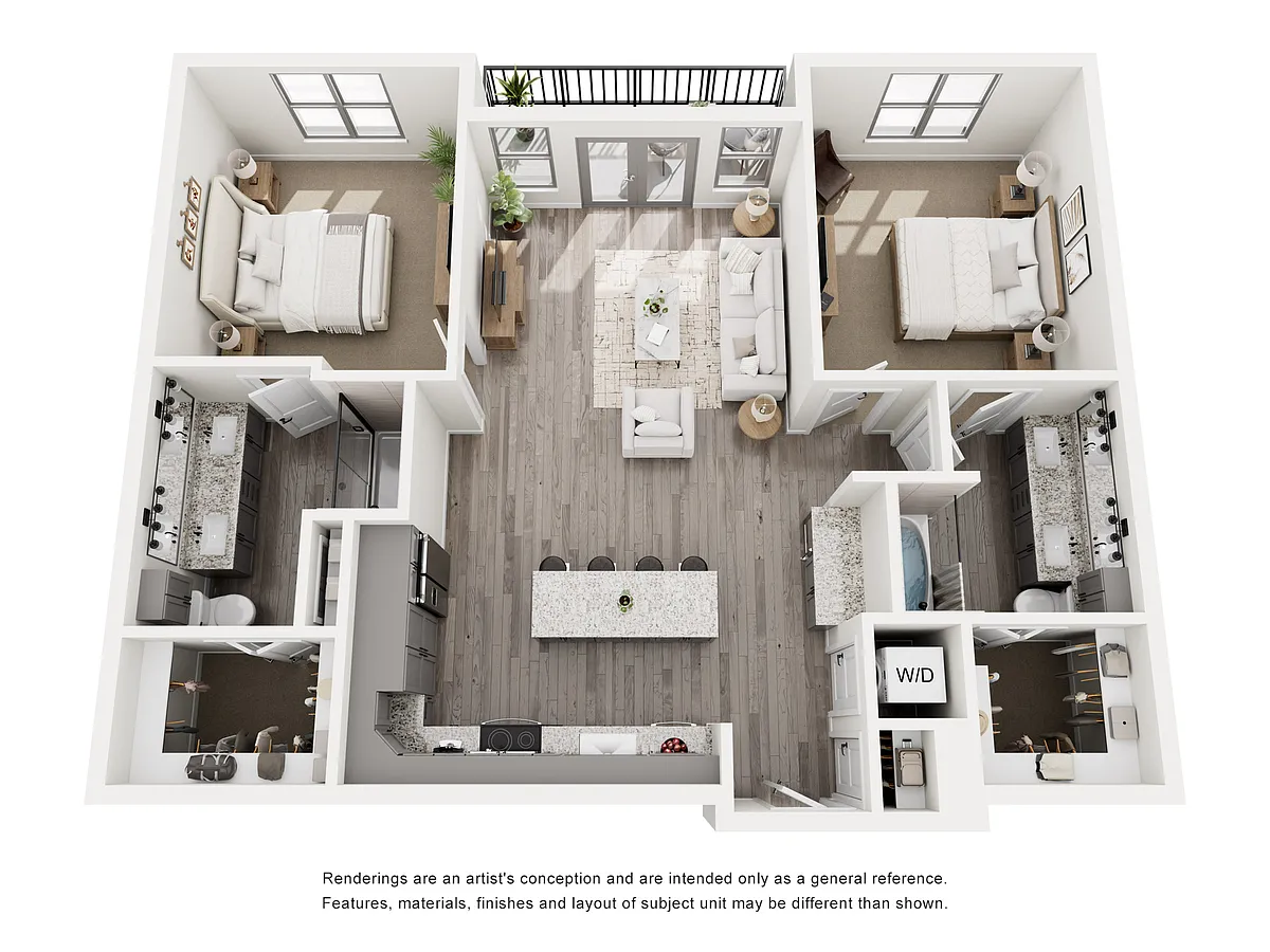 Floor plan 2B 2B