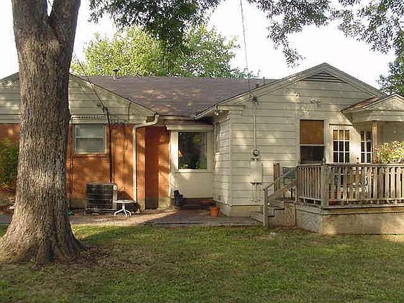 back view including deck