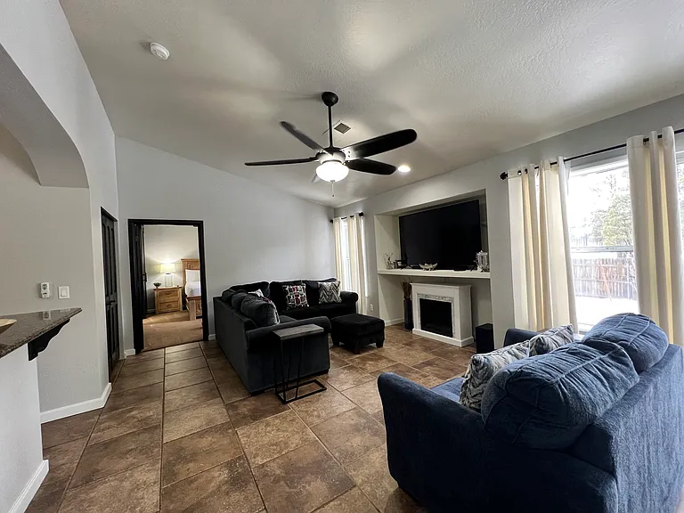 Large TV room