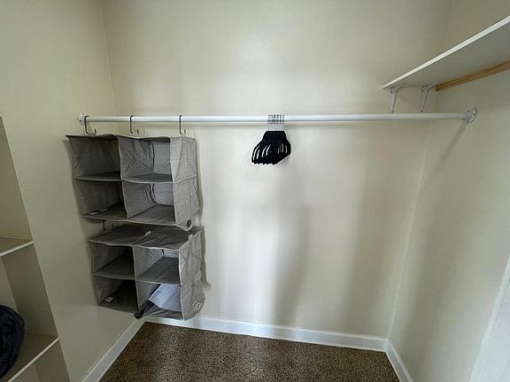 Walk-in closet with tons of space!
