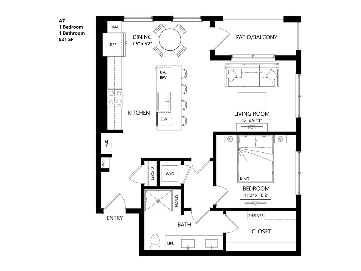 Floor plan A7