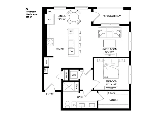 Floor plan A7