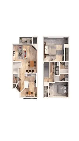 Floor plan B4-Townhome