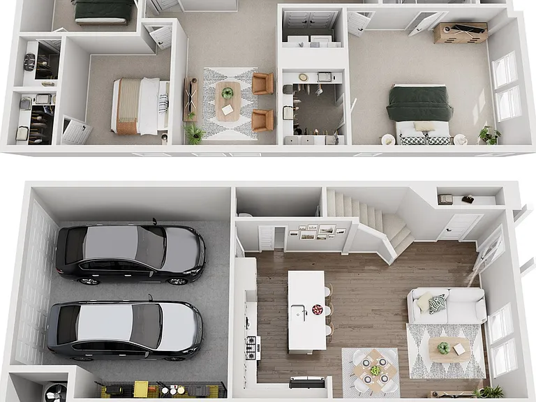 Explore this beautiful duplex with a contemporary design and ample living space, perfect for modern living. Explore this beautiful duplex with a contemporary design and ample living space, perfect for modern living.
