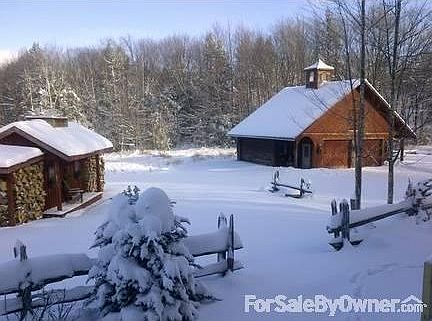 Barn and wood boiler