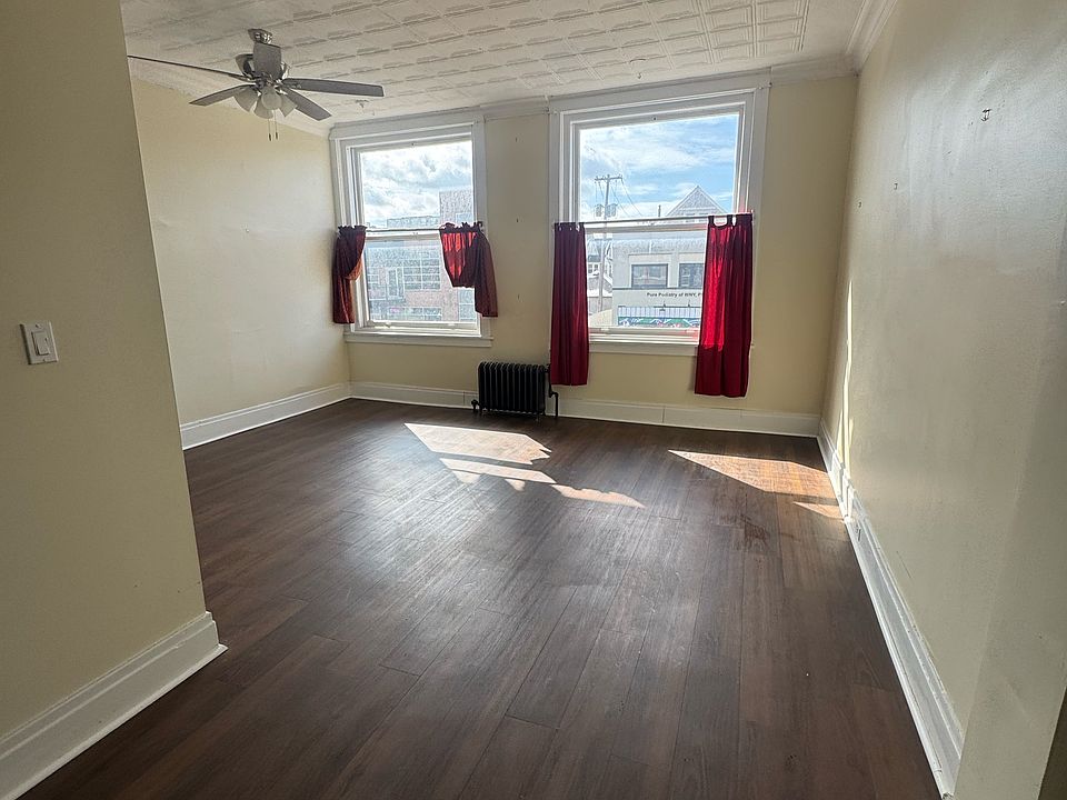 living room facing hertel ave