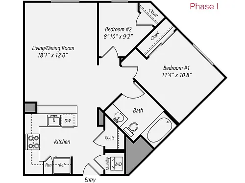 Floor plan A2-808