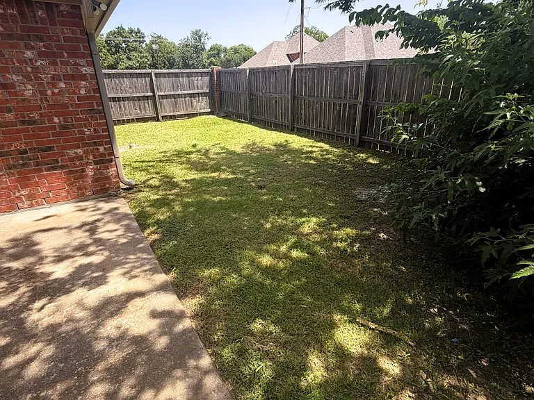 Private Fenced Backyard