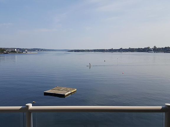 Paddleboarding in the Navesink river
