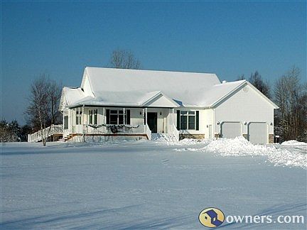 Winter view of home