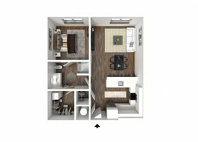 Floor plan One Bedroom