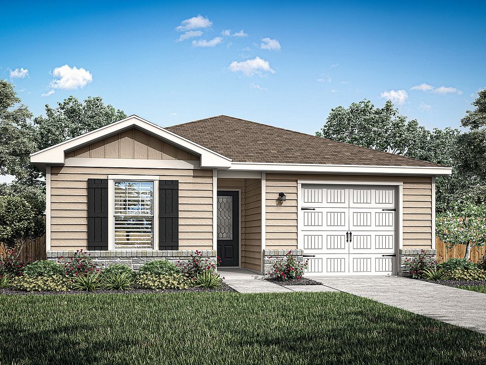 The Ash is a beautiful one-story home.