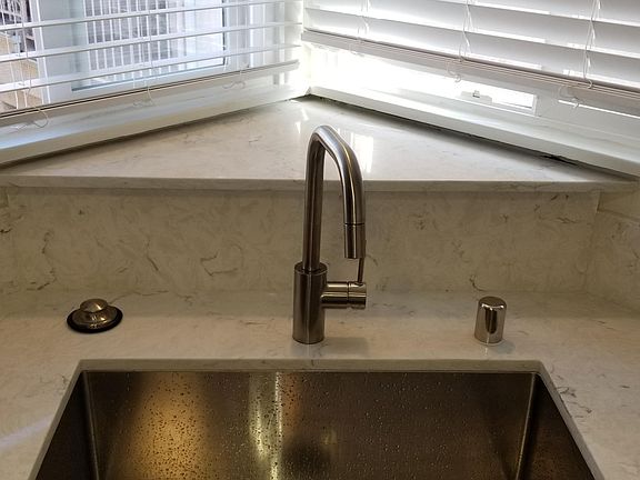 New sink and counter